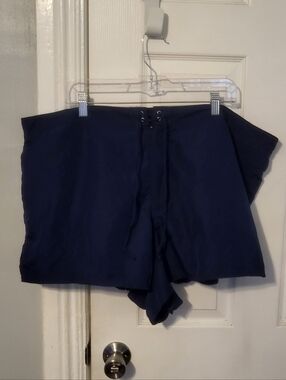 Athletech Navy Lined Swim Permormance Shorts